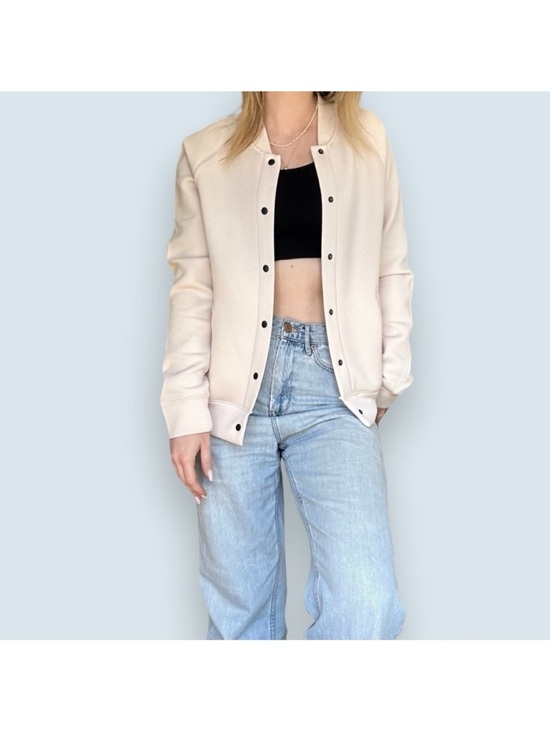Zella Jackets & Blazers - ZELLA BLUSHPINK BASEBALL JACKET